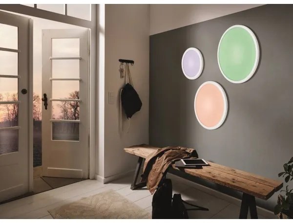 Eglo 33341 - Plafonieră LED RGBW cu dimmer SARSINA-C LED/16W/230V Ø30 cm + telecomandă