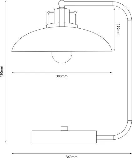 Lampă de masă FELIX 1xE27/60W/230V verde