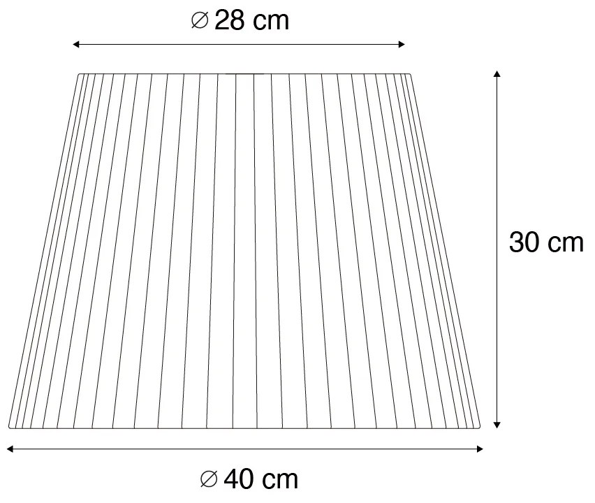 Abajur de exterior cu frânghie neagră IP54 40/28/30 - Jayla