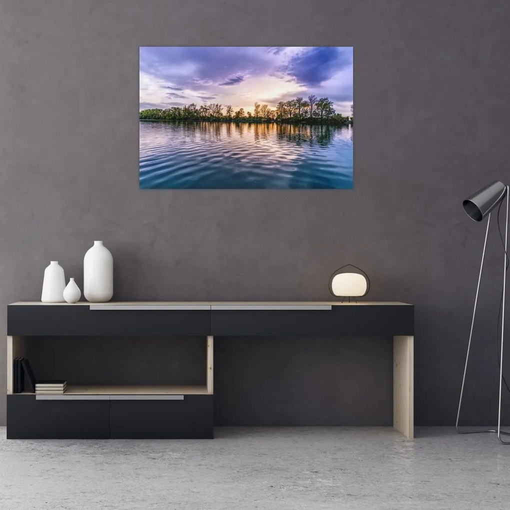 Tablou cu lac (90x60 cm)