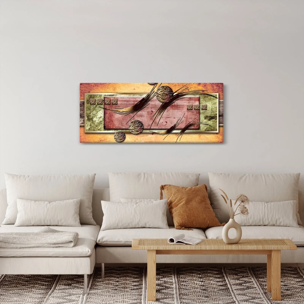 Tablou abstract (120x50 cm)
