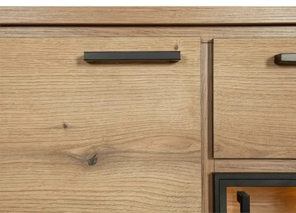 Bufet Soho Nordian Oak 3 Usi Si 1 Sertar 151 Cm