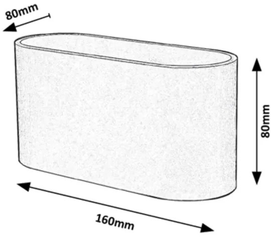 Aplică KAUNAS 1xG9/10W/230V gri Rabalux 7025