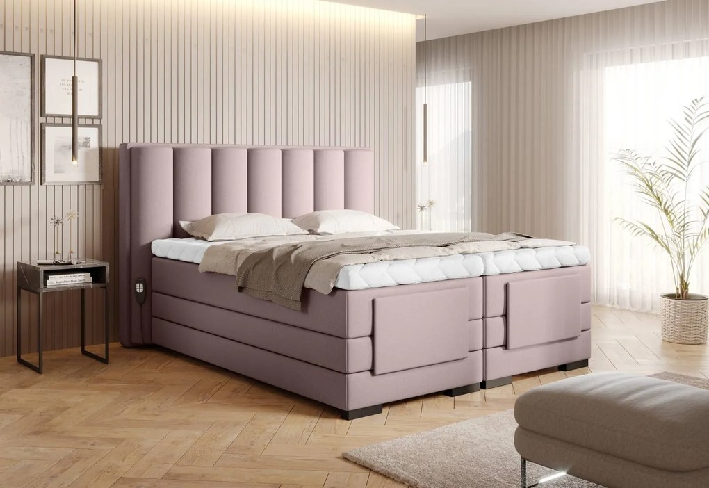 Pat Genoa cu Saltea, Topper, Electric Reglabil, Personalizabil