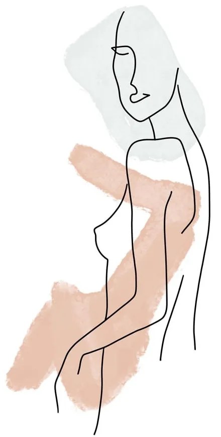 Poster 29x41 cm Lady – Veronika Boulová