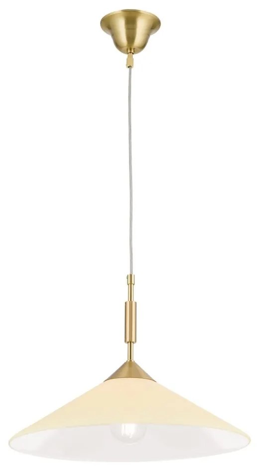 Lustra, Pendul realizat manual ARTDESIGN 40cm, alama mat/ champagne