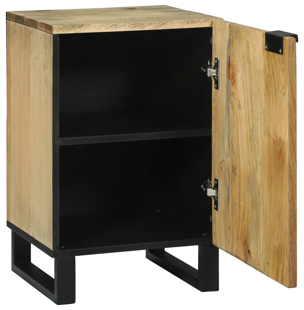 vidaXL Cabinet de baie 38x33.5x58 cm din lemn masiv de mango și lemn ingineresc