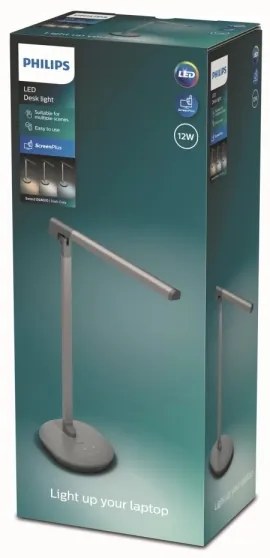 Philips LED lampă de birou tactilă SWORD, dimabilă, 12W, 230V, 2700-6500K