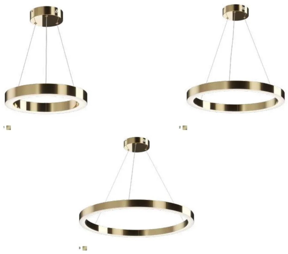 Lustra LED design modern Saturno alama 80cm