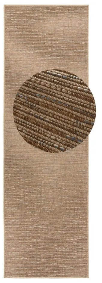 Covor tip traversă BT Carpet Nature, 80 x 250 cm, maro