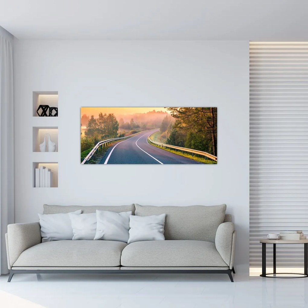 Tablou - Călătoria la răsăritul soarelui (120x50 cm)