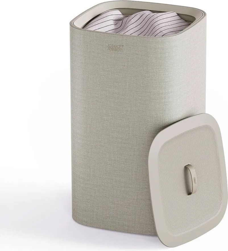 Coș de rufe bej din material textil 60 l Tota One – Joseph Joseph