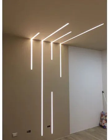 Profil LED Aplicat Inovator, Lungime 2m, Alb – O Alegere Premium pentru Iluminat Stilat și Durabil