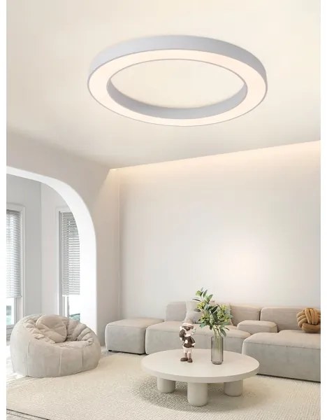 Plafonieră LED dimabilă PASTEL LED/68W/230V 95 cm alb Tuya Immax NEO 07213L + telecomandă