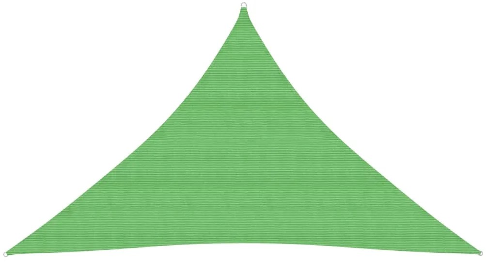 Panza parasolar, verde deschis, 3,5x3,5x4,9 m, HDPE, 160 g m  ²