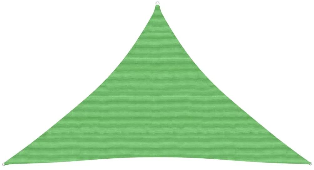 Panza parasolar, verde deschis, 3,5x3,5x4,9 m, HDPE, 160 g m   Lysegronn, 3.5 x 3.5 x 4.9 m