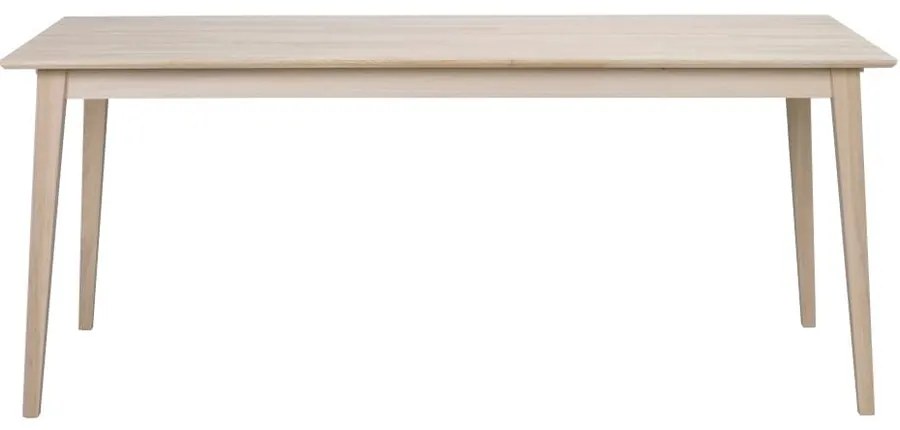 Masă de dining din stejar lăcuit Rowico Mimi, 180 x 90 cm, mat