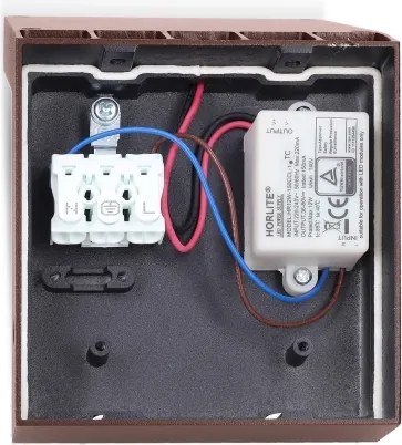 Brilagi - Aplica de perete LED de exterior RIANO LED/8W/230V maro IP65