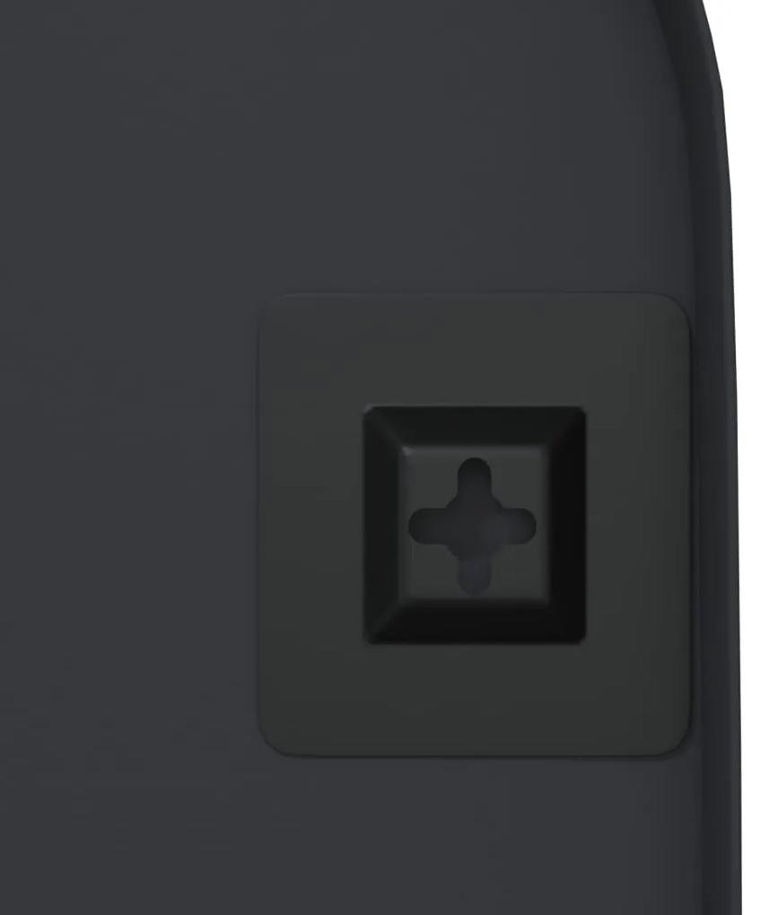 Oglinda de perete, negru, 35x80 cm, ovala 1, Negru, 35 x 80 cm