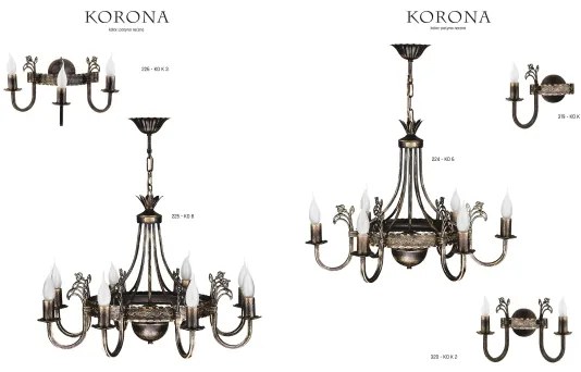 Jupiter 319 - KO K 1 - Corp de iluminat perete KORONA 1xE14/40W/230V