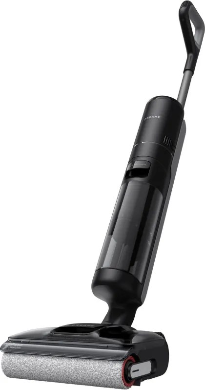 Aspirator vertical si mop Dreame H12 Pro FlexReach HHR44A, 400 W, 18 000 Pa, 50 min, 4 moduri, Curatare umeda pana la 90°C, Autocuratare si autosuscare, Ecran LED, Negru