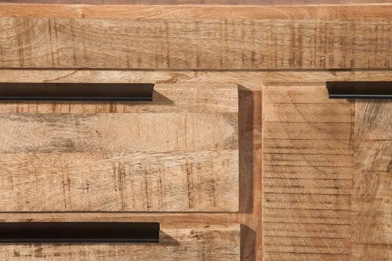 Comoda industrial style Iron Craft mango natur, 175cm