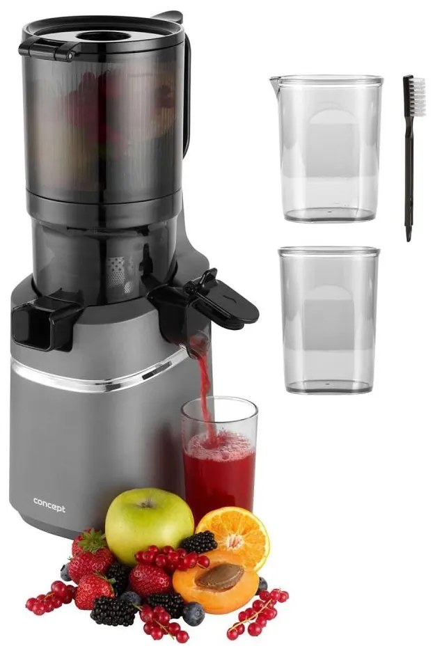 Storcător melcat pentru fructe și legume Concept LO7120 JUICY 250W/230V gri