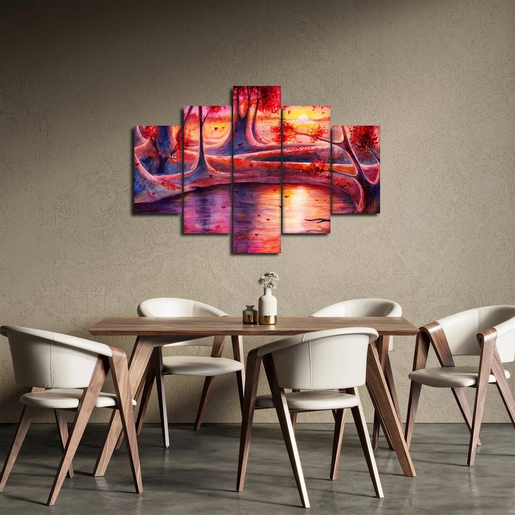 Tablou cu pădurea fermecată (150x105 cm)