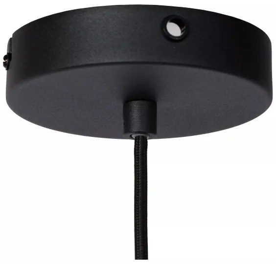 Lustră pe cablu SIEMON 1xE27/40W/230V neagră Lucide 45496/01/30