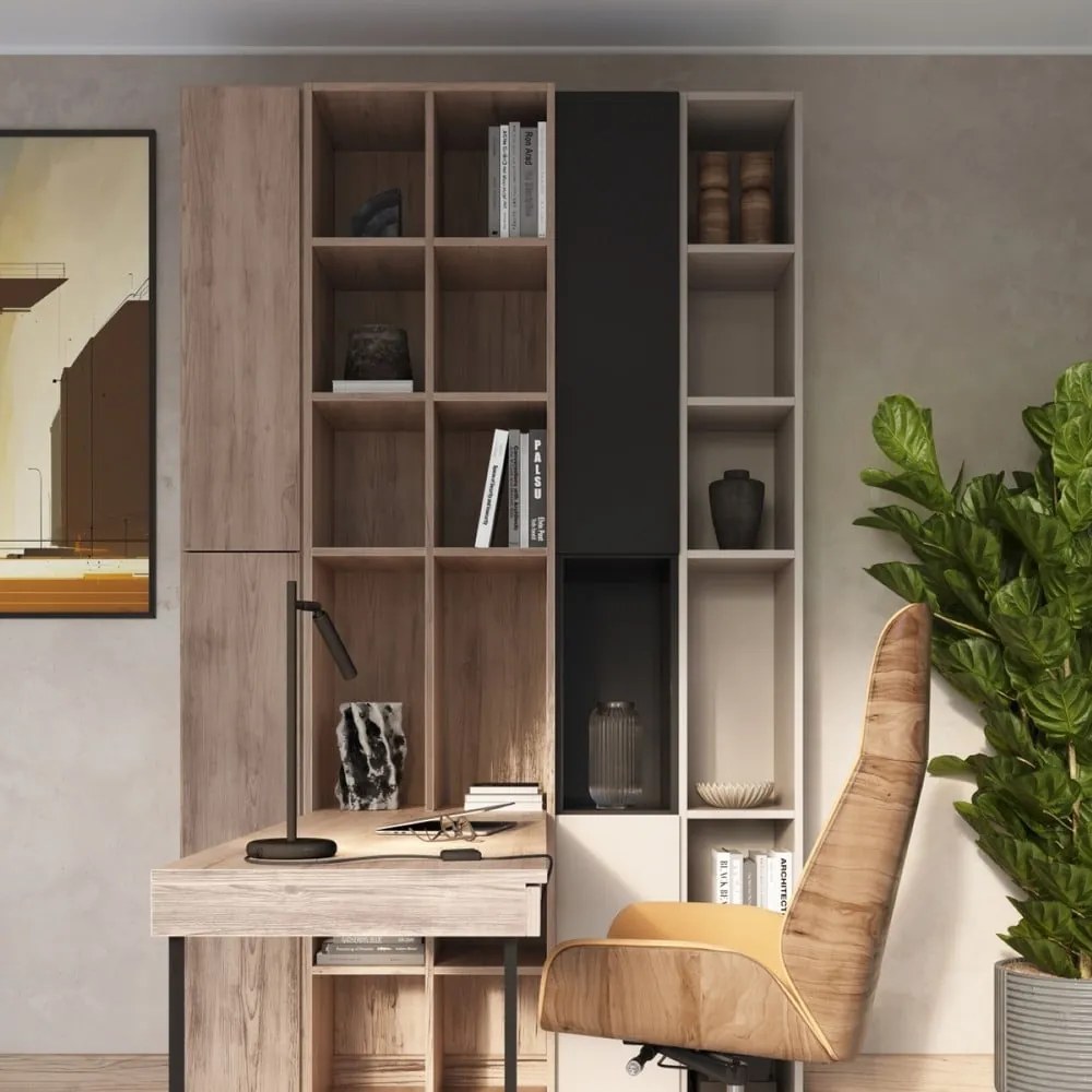 Veioză neagră (înălțime 43 cm) Fideus – Sollux