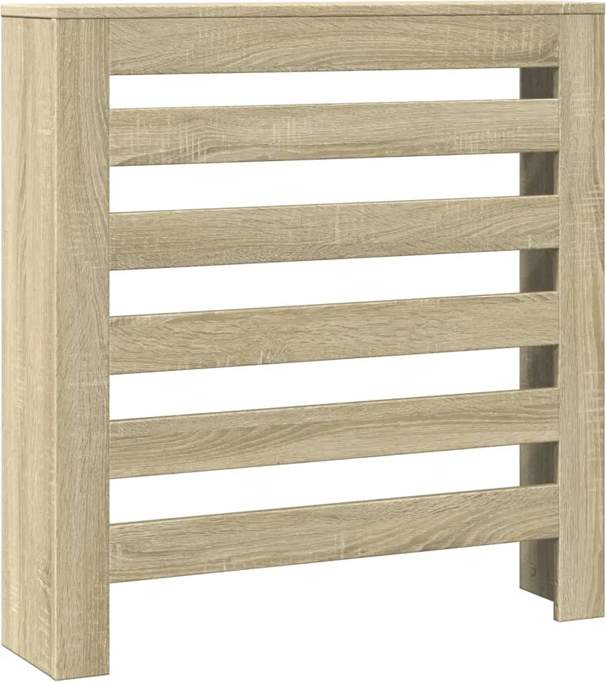 vidaXL Mască pentru calorifer stejar sonoma 78x20x82 cm lemn prelucrat