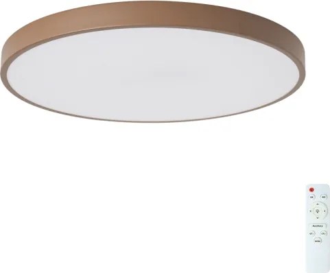 Brilagi - Plafonieră LED dimabilă POOL LED/60W/230V 3000-6000K 60 cm maro, cu telecomandă