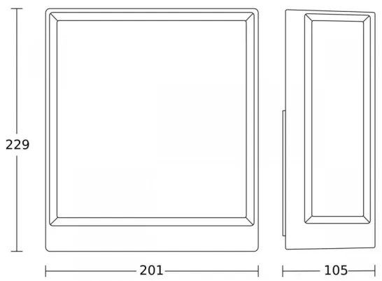 Aplică LED de exterior Steinel 085230 L40C LED/12,9W/230V IP54 antracit