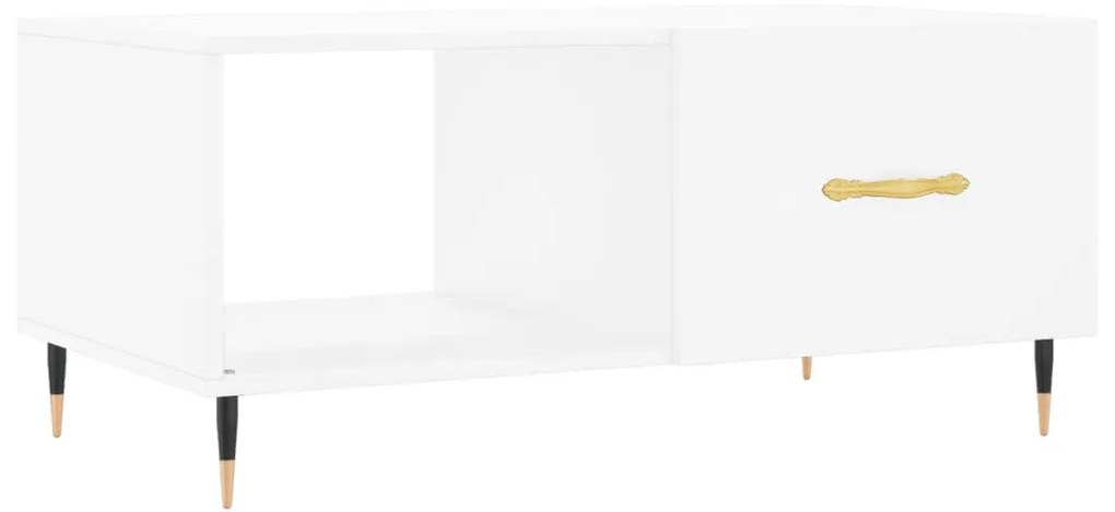 829188 vidaXL Măsuță de cafea, alb, 90x50x40 cm, lemn prelucrat