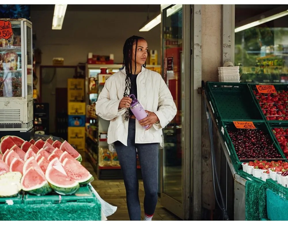 Termos roz din oțel inoxidabil 890 ml IceFlow™ Flip Straw 2.0 Tumbler Cherry Blossom – Stanley