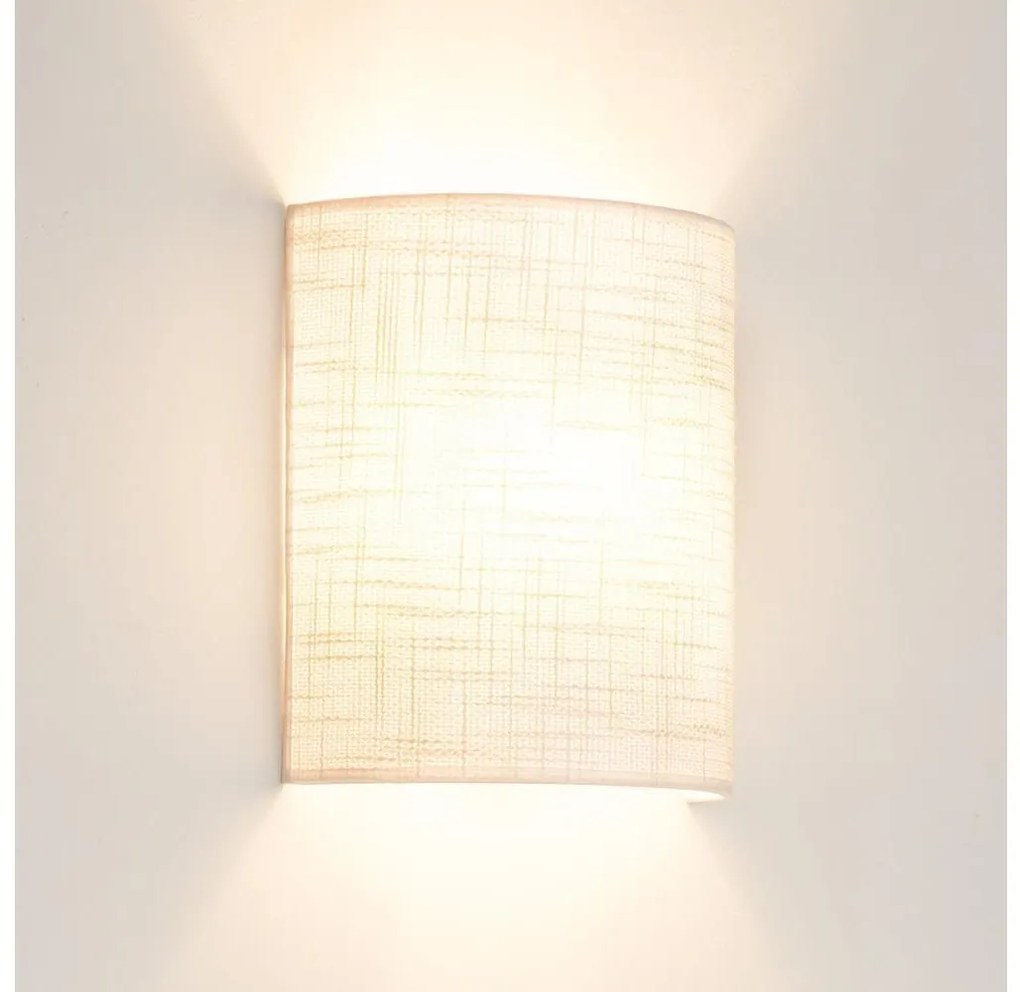 Aplică Brilagi SEMI 1xE27/15W/230V gri deschis