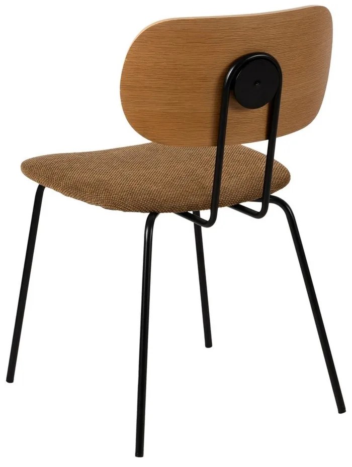 Scaune de dining maro/în culoare naturală 4 buc. Cleo – Ixia