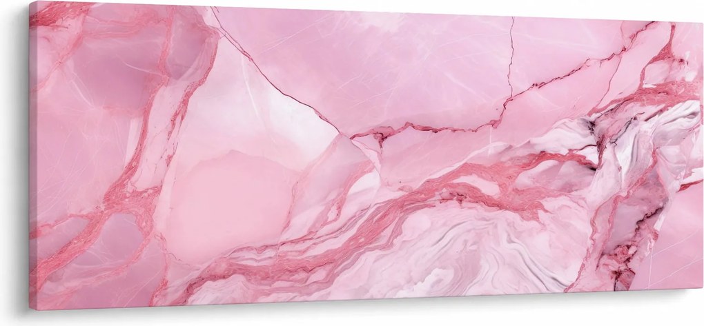 Tablou - Marmură roz (120x50 cm)