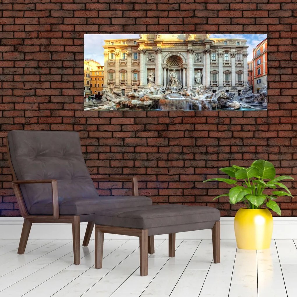 Tablou - Fântâna Trevi (120x50 cm)