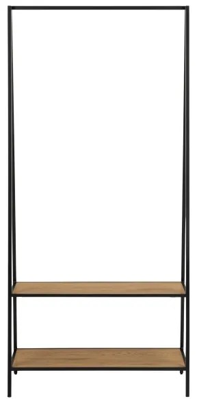 Cuier SARON, stejar/negru