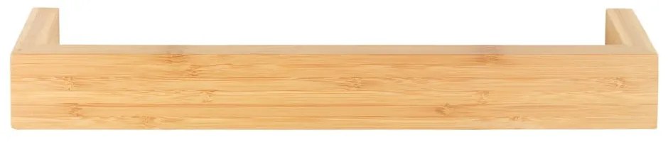 Suport de perete din bambus pentru prosoape Wenko Light, lățime 40 cm
