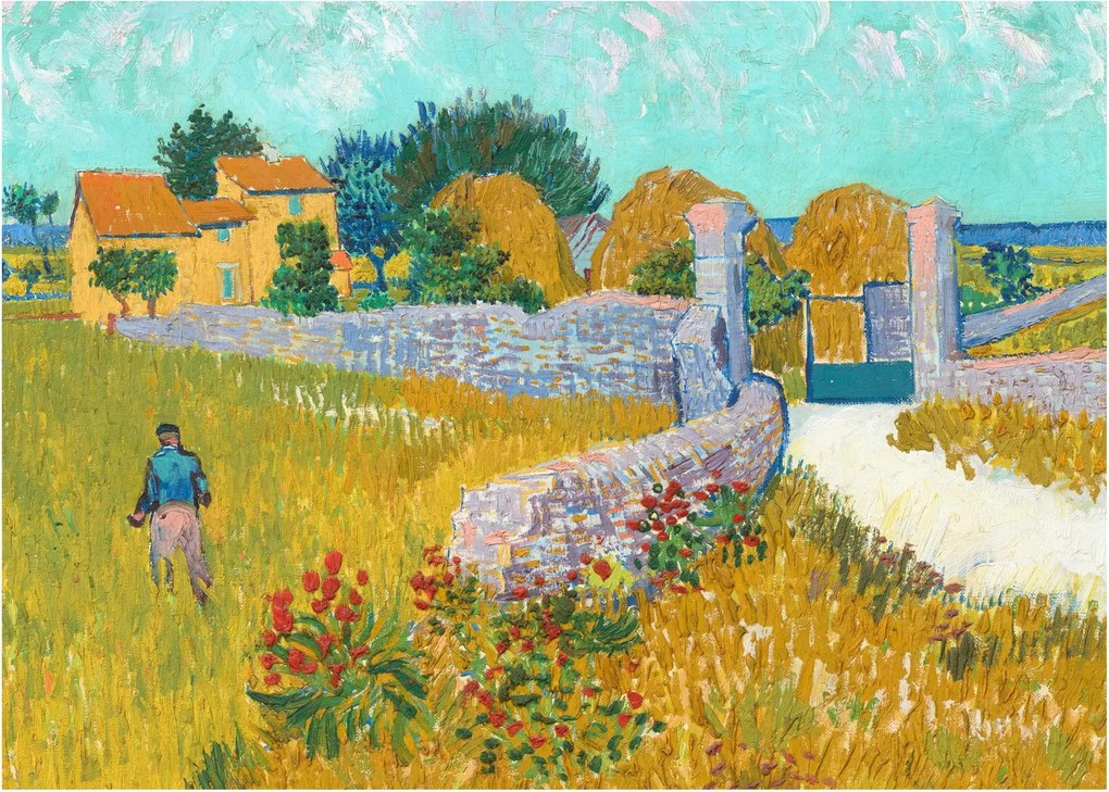 Tablou - Vincent van Gogh, Farmhouse in Provence, reproducere (70x50 cm)