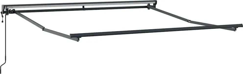 vidaXL Cadru de copertină Ajustabil Antracit 3 x 2,5 m Oțel