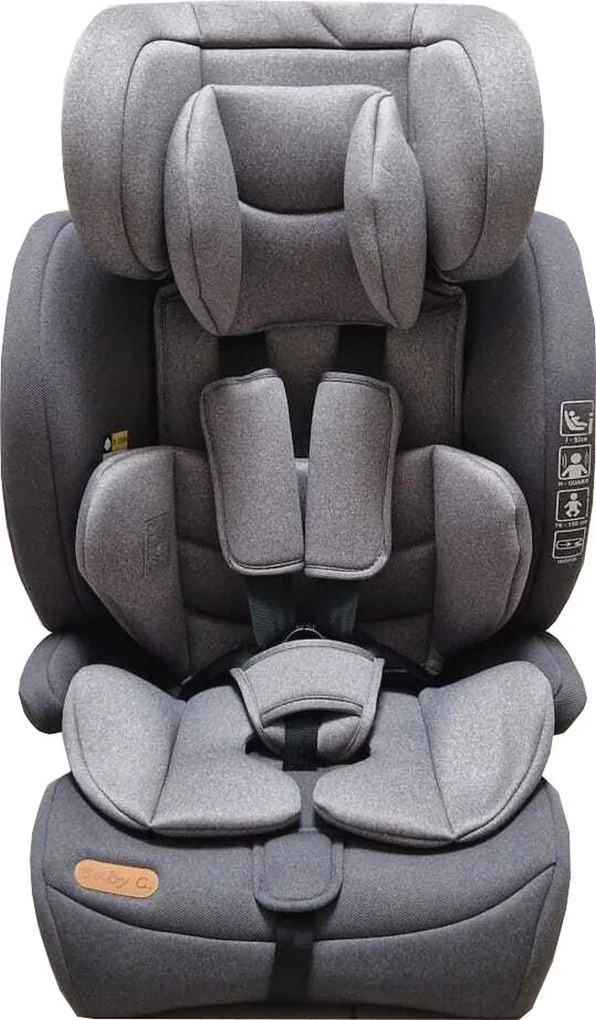 Scaun Auto cu Isofix Baby Care™ Safety Plus, Omologare R-129 i-Size, 9-36 kg, Tetiera reglabila, Sistem de prindere in centura de siguranta, Husa