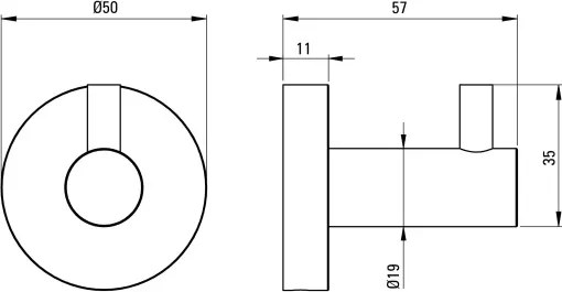 JASMIN Cârlig, unic Finisaj: Crom ADJ_0111
