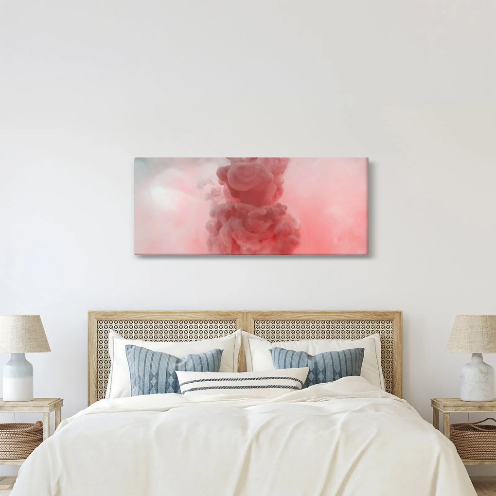 Tablou - Fum roșu (120x50 cm)