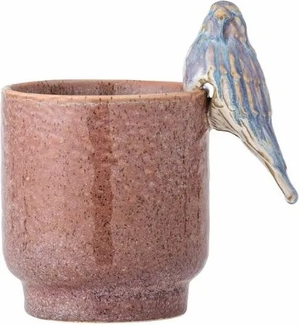 Ghiveci roz din ceramica, Ø11cm, "Larky"