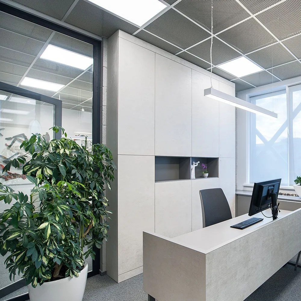 Panou LED incastrat 10219-VT, 36W, 595x595mm, 4320lm, lumina rece, alb, IP20, V-TAC