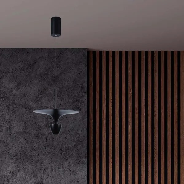 Lustră LED pe cablu LED/9W/230V 3000K negru