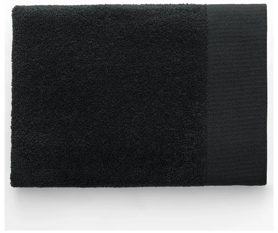 Prosop negru din bumbac din frotir 50x100 cm Amari – Restilo